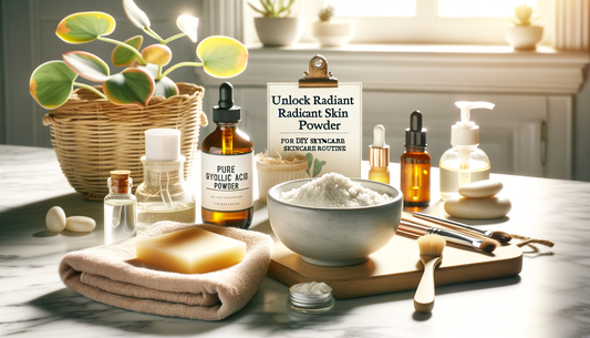 pure glycolic acid powder