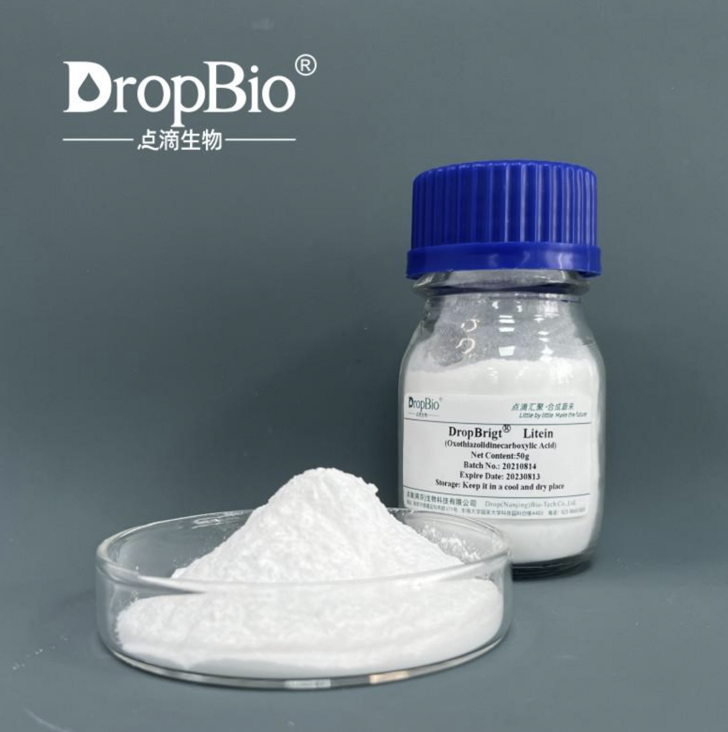 DropBrigt® Litein Oxothiazolidine Carboxylic Acid Powder Xclusiv Organics