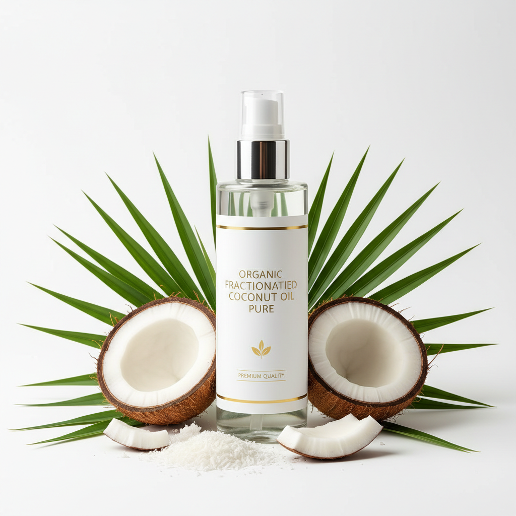 Organic Fractionated Coconut Oil Pure Cosmetic Ingredient Carrier Oil - 25Kg Xclusiv Organics