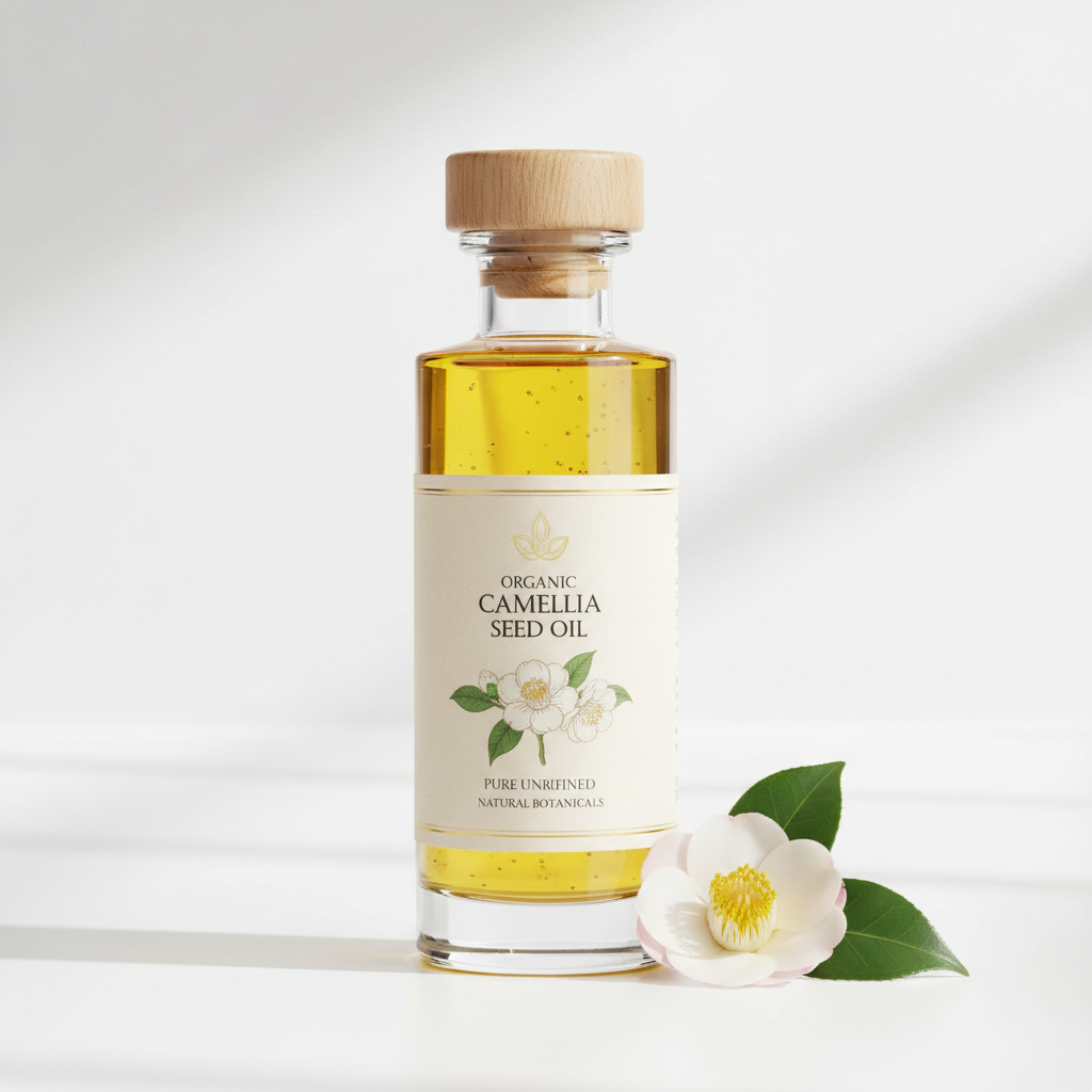 Organic Camellia Seed Oil Pure Unrefined Cosmetic Ingredient Carrier Oil - 25Kg Xclusiv Organics