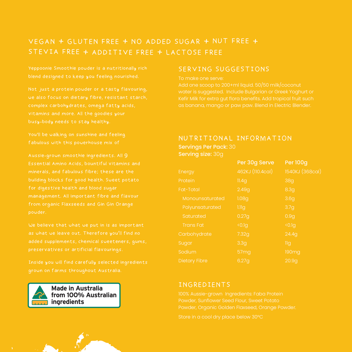 QLD Sunshine Blend BIG BAG 900gm
