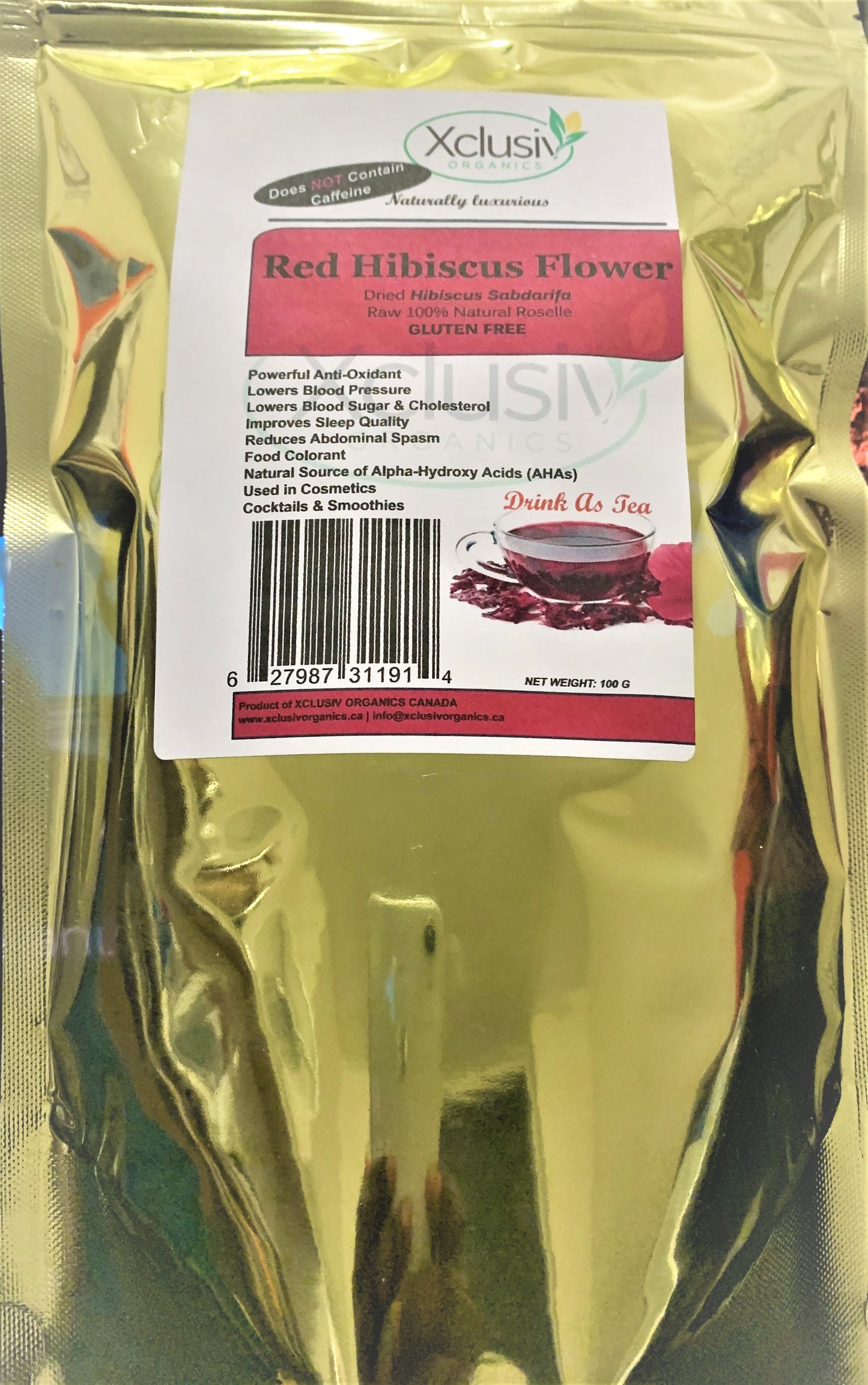 5 Lbs Red Hibiscus Flower WHOLE FLOWERS Hand-Picked Sifted Natural Tea Xclusiv Organics