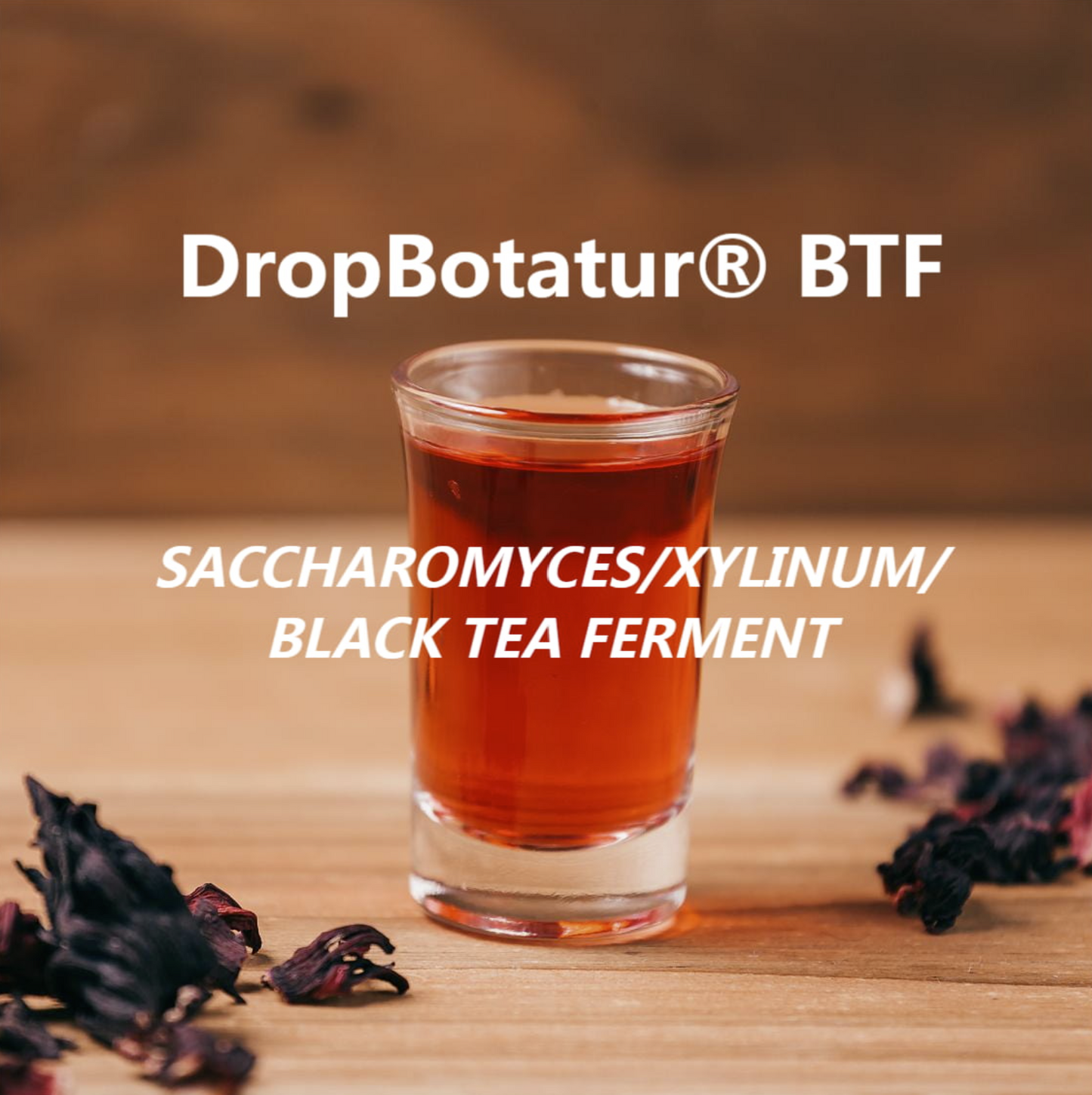 100% Natural Black Tea Fermentation Broth SACCHAROMYCES/XYLINUM/BLACK Tea Ferment TP (Tea Polyphenol) DropBio