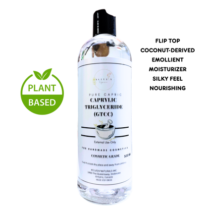 Caprilyc/Capric Triglyceride TGCC Cosmetic Emollient Plant-Derived 500ml Xclusiv Organics