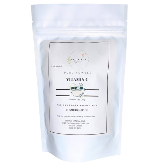 Xclusiv Organics Pure L-Ascorbic Acid Powder - Vitamin C Powder Anti-Oxidant For Anti-Aging & Skin Glow