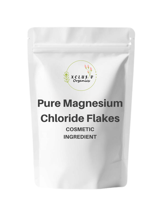 Pure Magnesium Chloride Flakes 1Kg 2.2Lbs Xclusiv Organics