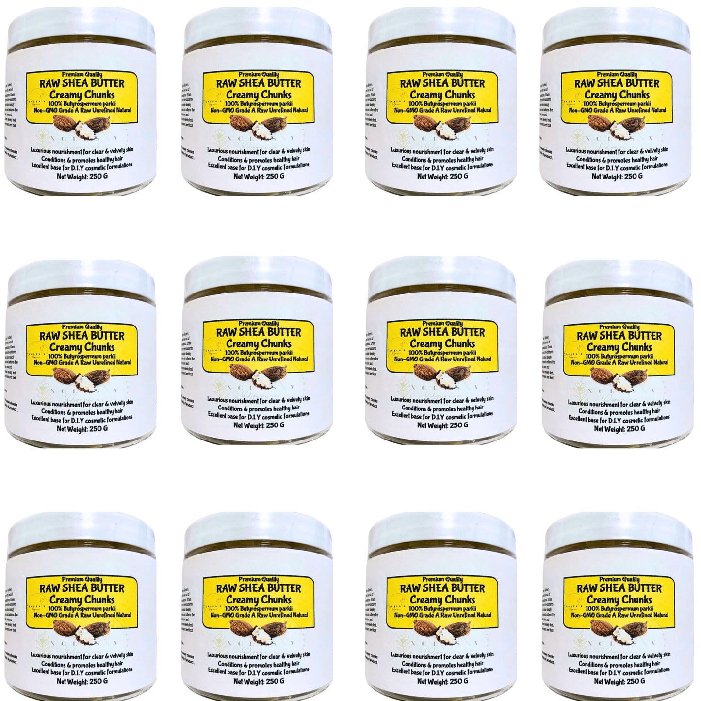 Raw Shea Butter Unrefined | Creamy Chunks| 250g