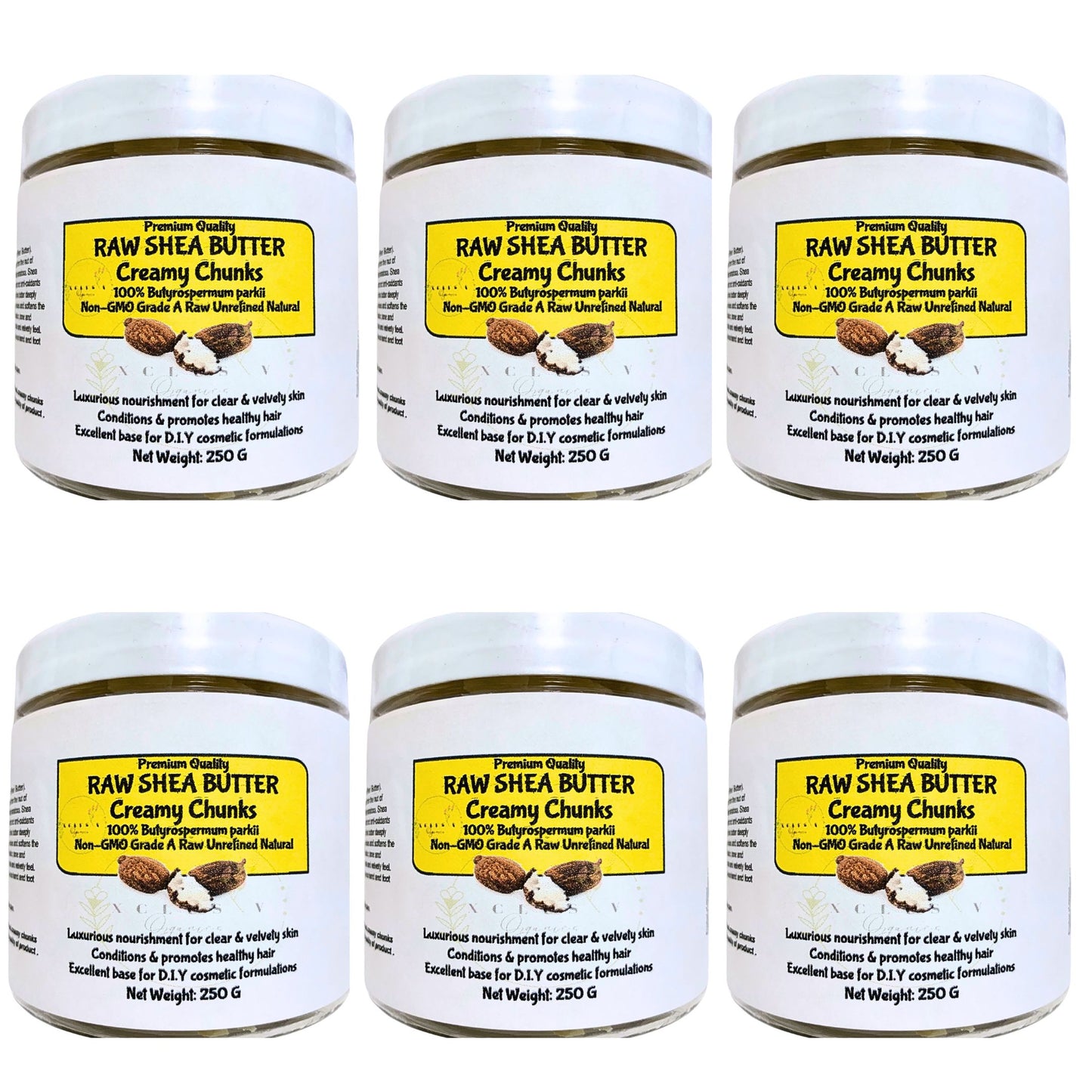 Raw Shea Butter Unrefined | Creamy Chunks| 250g