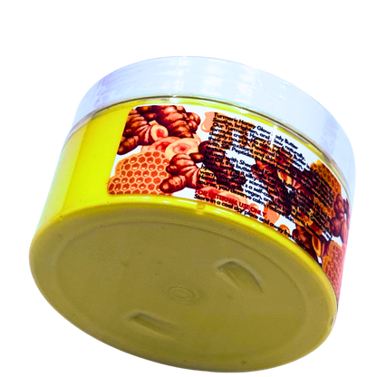Of Course I Am Turmeric Honey Glow Body Butter (Anhydrous) – Brighten, Nourish & Even Skin Tone – 8 oz