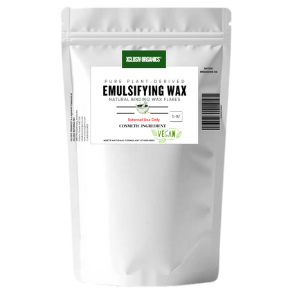 Emulsifying Wax Flakes Plant Based - Standard National Formulary (NF) 5 Oz XCLUSIV ORGANICS
