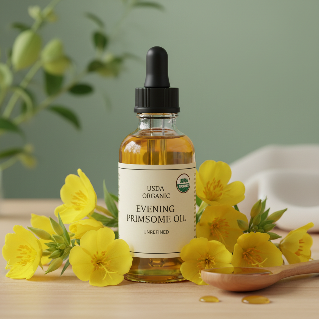Organic Evening Primrose Oil Pure Unrefined Cosmetic Ingredient Carrier Oil - 25Kg Xclusiv Organics