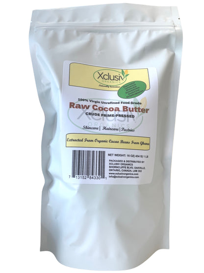 raw unrefined cocoa butter