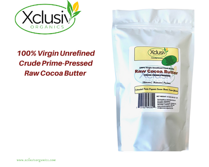 Raw Cocoa Butter Unrefined -Prime-Pressed Theobroma Cacao Butter Bulk Wholesale