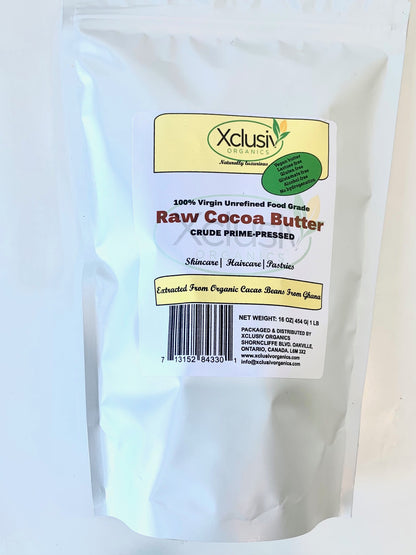 Raw Cocoa Butter Unrefined -Prime-Pressed Theobroma Cacao Butter Bulk Wholesale