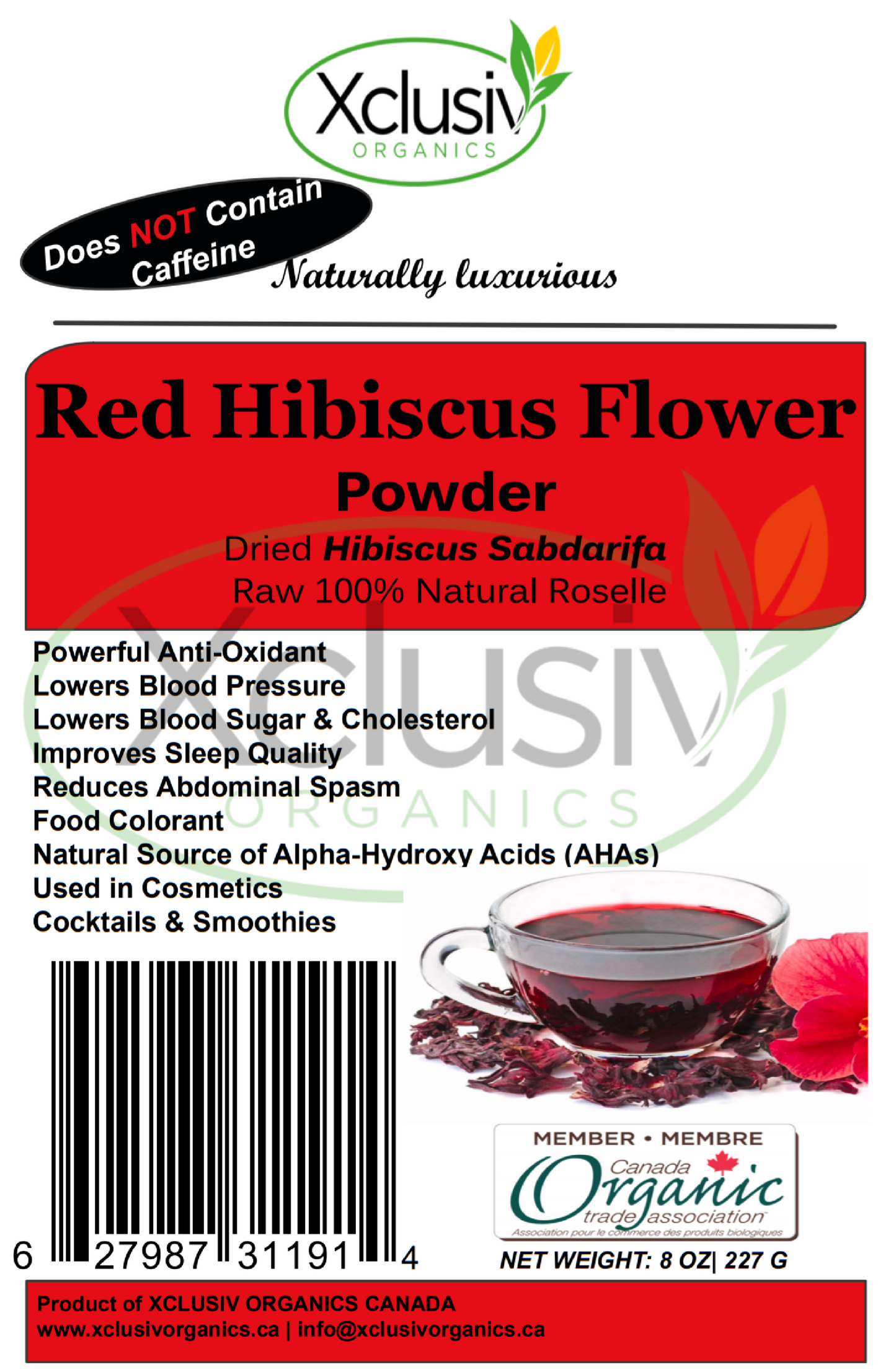 5 Lbs Red Hibiscus Flower WHOLE FLOWERS Hand-Picked Sifted Natural Tea (Copy)