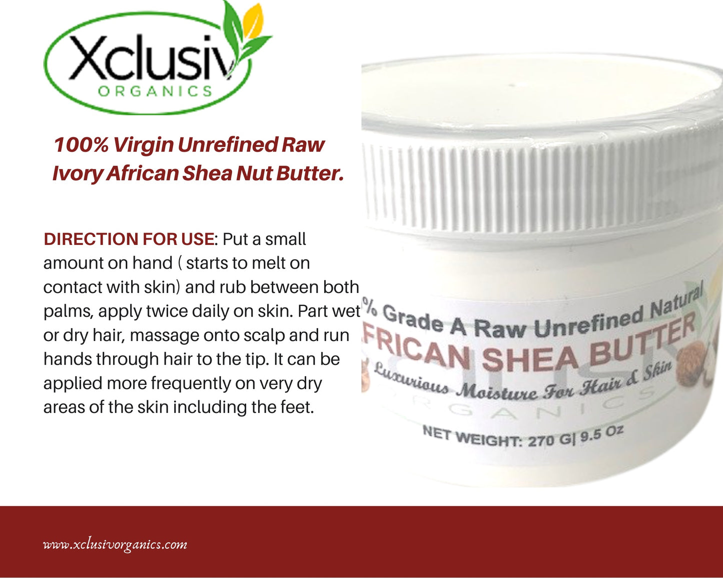 Raw Unrefined African Shea Butter Ivory Ghana Shea Butter BULK