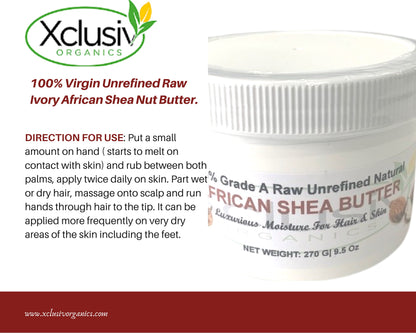 Raw Unrefined African Shea Butter Ivory Ghana Shea Butter BULK