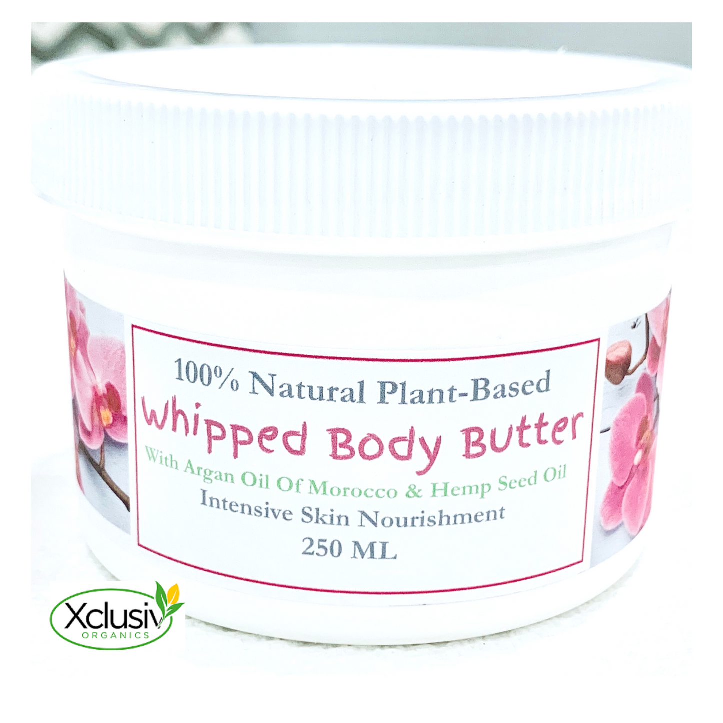 Handmade Whipped Body Butter With Argan & Rosehip Oil 250 ML