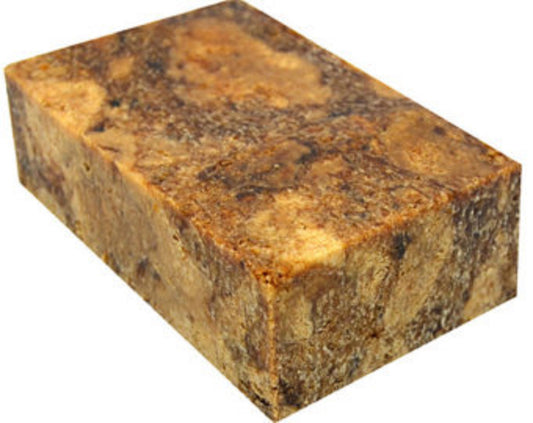 100% Raw Natural African Black Soap 1.3 LB 3 x 200g Bar Soap